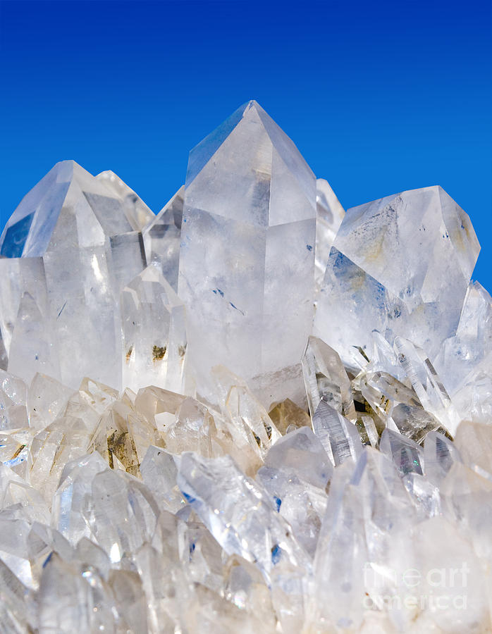 Quartz Crystals Photograph by Anthony Totah