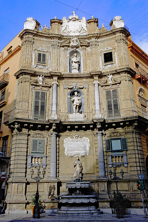 Quattro Canti In Palermo Sicily Photograph by Rick Rosenshein