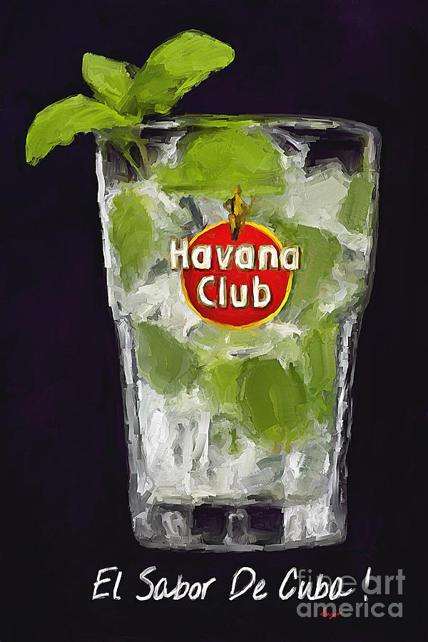 Bottle Painting - Que Rico by Sergio B
