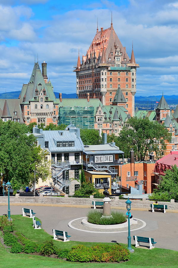 Quebec City cityscape  Photograph by Songquan Deng