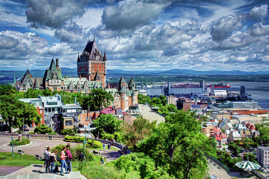 Quebec City Overlook Photograph by David Thompsen