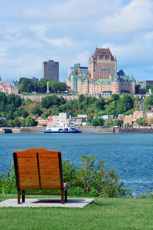 Quebec City skyline Photograph by Songquan Deng