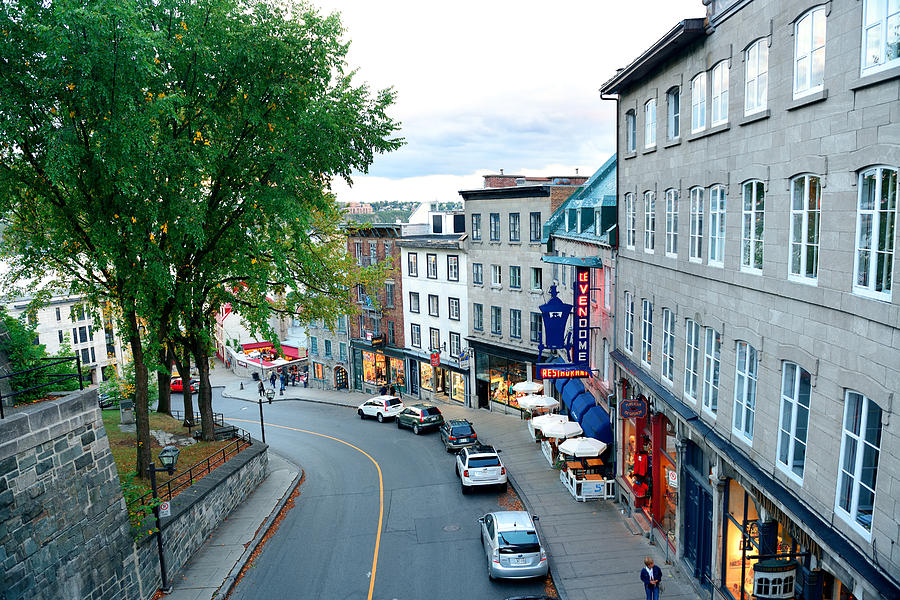 Quebec City Street View Photograph by Songquan Deng