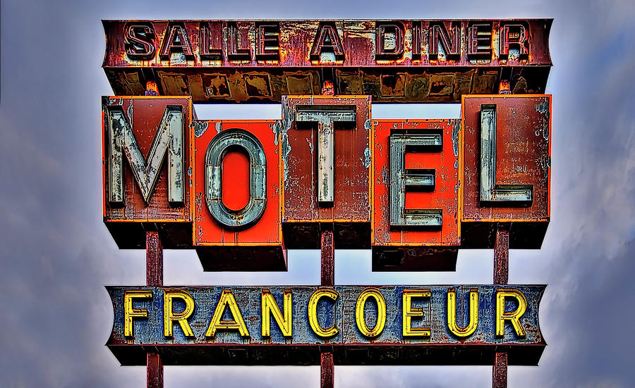 Quebec Motel Photograph by Jerry Golab