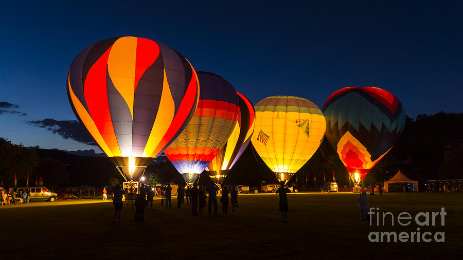 Quechee Balloon Festivial Photograph by New England Photography
