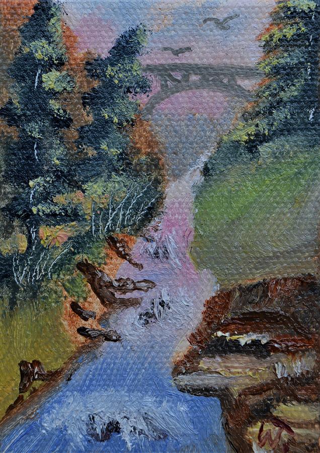 Quechee Gorge,Vermont 3 Painting by Warren Thompson