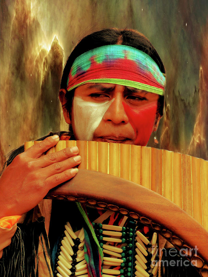 Quechuan Pan Flute Player II Photograph by Al Bourassa