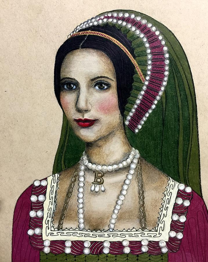 Queen Anne Boleyn Drawing by Kristen Alberti Pixels