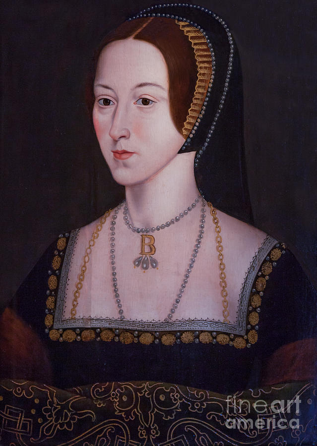 Portrait Of Anne Boleyn, Circa 1533-1536 Photograph By Unknown Artist