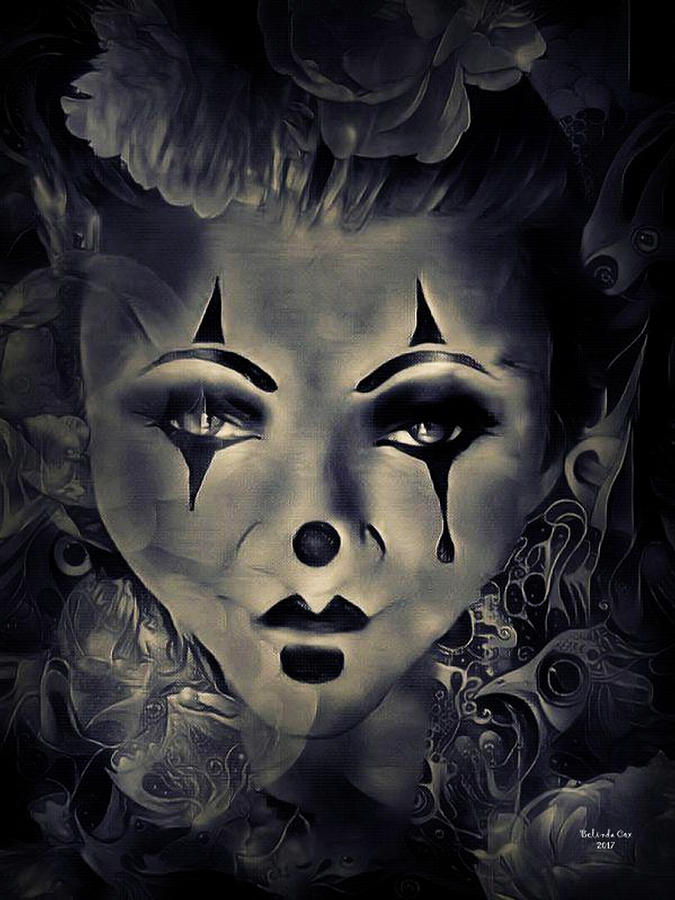 Queen Clown Digital Art by Artful Oasis