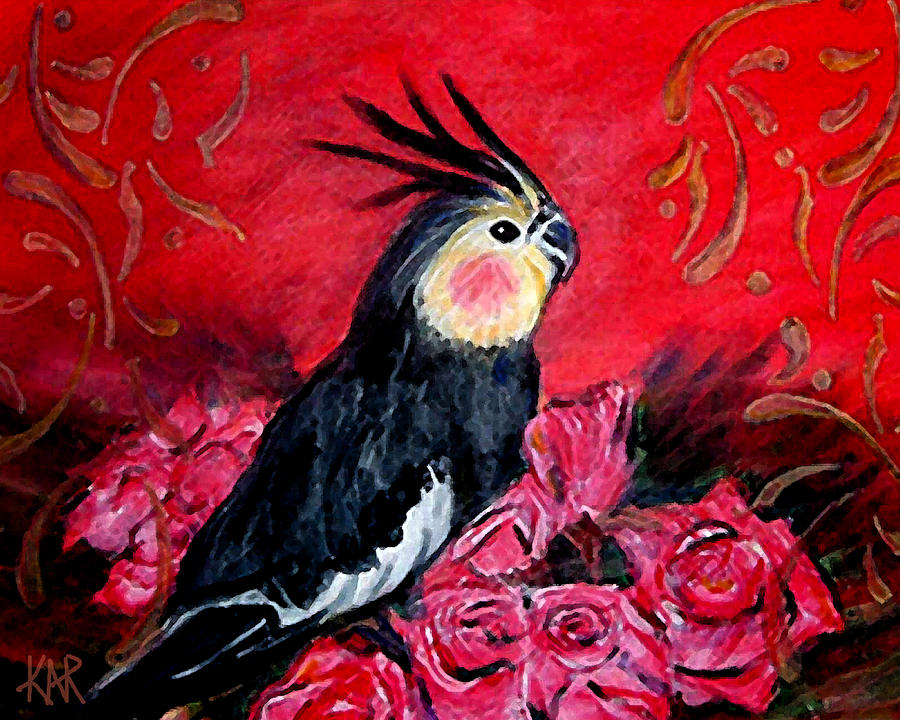 Pet Painting - Queen Gertie by Art by Kar Pet Painting - Queen Gertie by Art by Kar