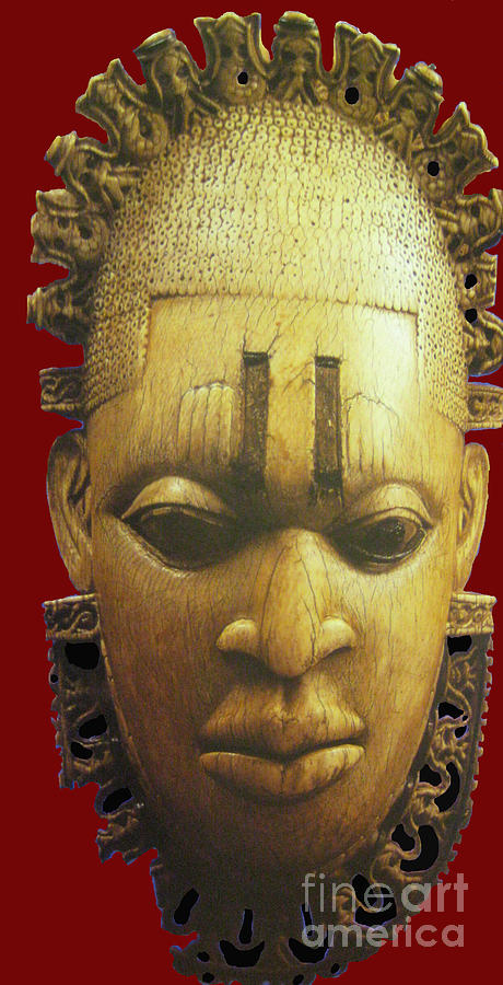 Head Digital Art - Queen Idhia by Joe Ibenegbu Azunna Head Digital Art - Queen Idhia by Joe Ibenegbu Azunna