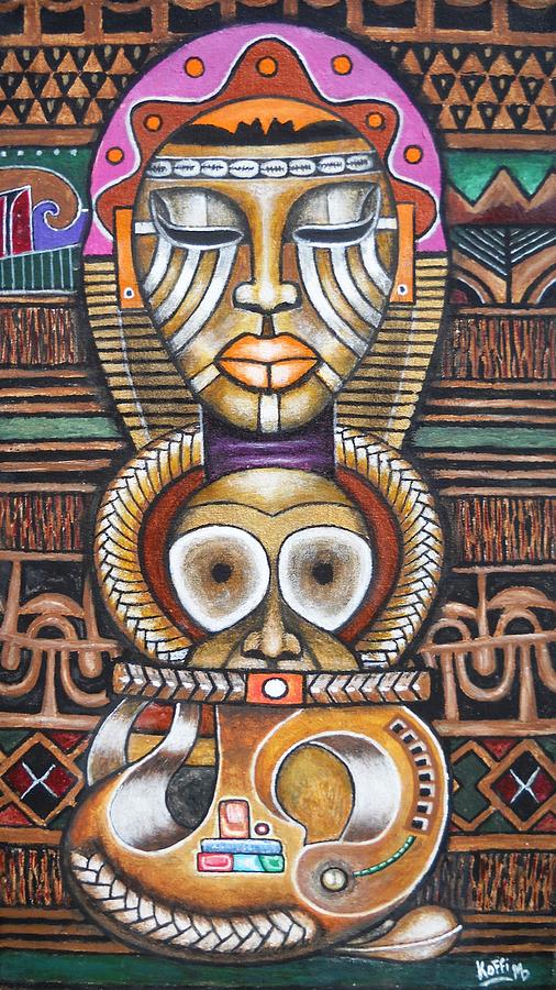 Queen Painting by Koffi Mbairamadji