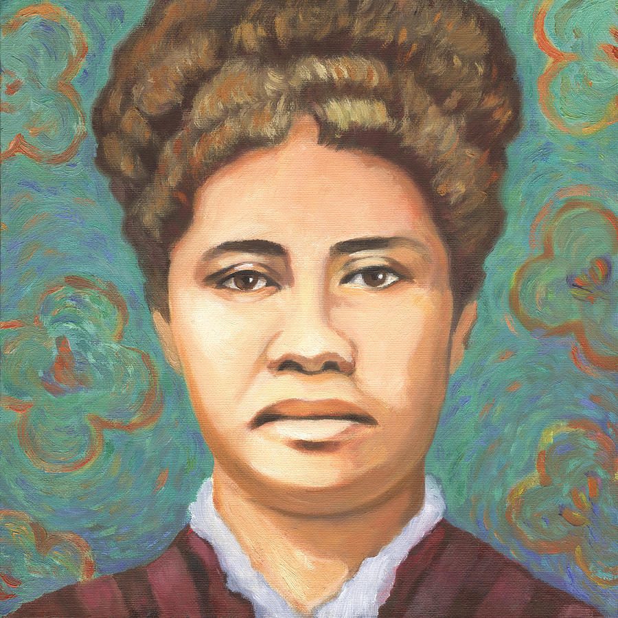 Queen Liliuokalani Painting by Linda Ruiz-Lozito