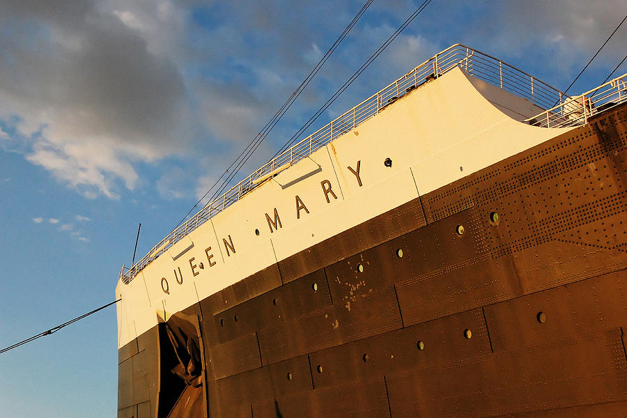 Queen Mary -- The RMS Queen Mary in Long Beach, California Photograph by Darin Volpe