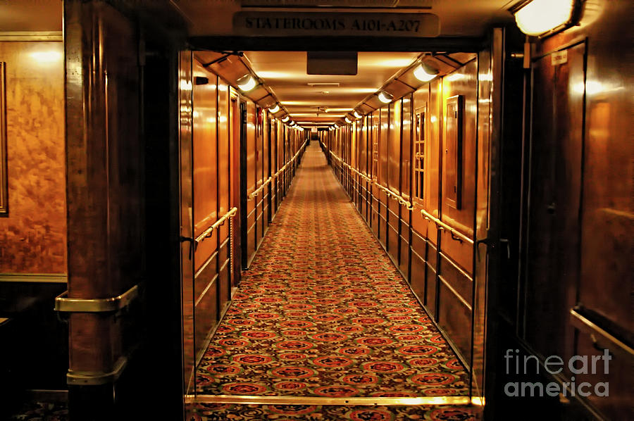 Queen Mary Hallway Photograph by Mariola Bitner