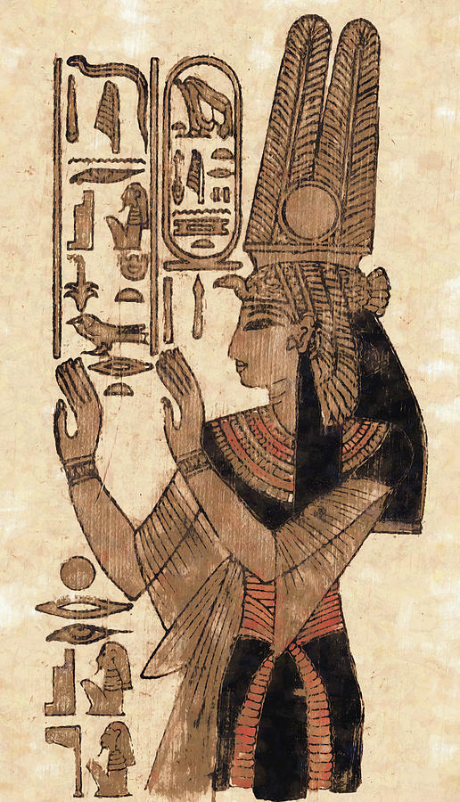 Queen Nefertari Digital Art by Roy Pedersen