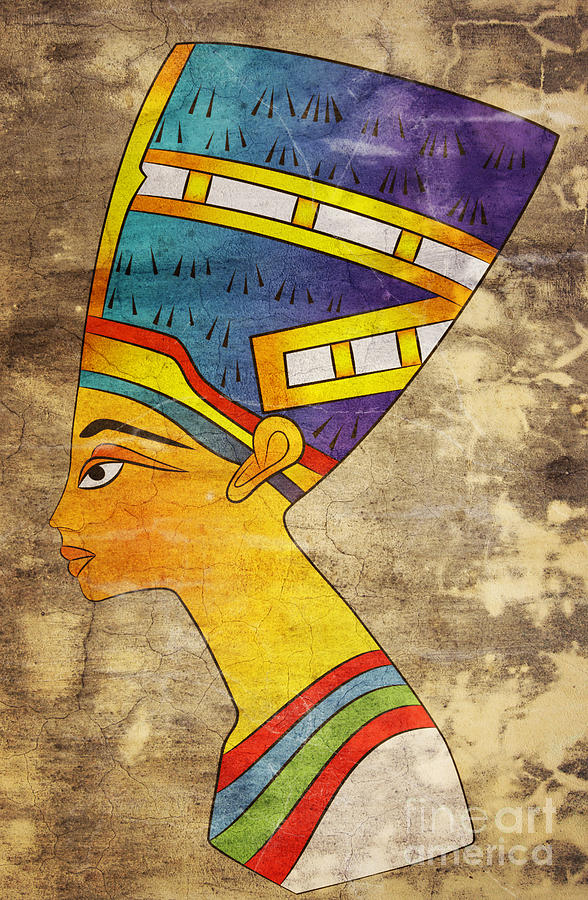 Queen Mixed Media - Queen of Ancient Egypt by Michal Boubin