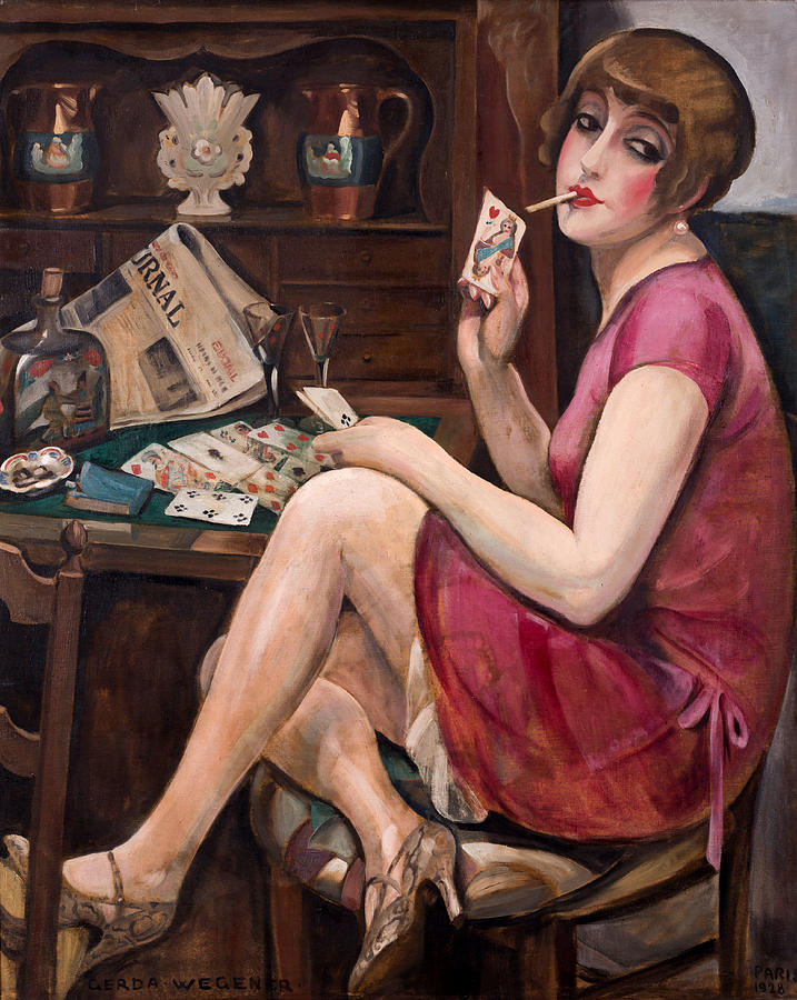 Queen of Hearts Painting by Gerda Wegener