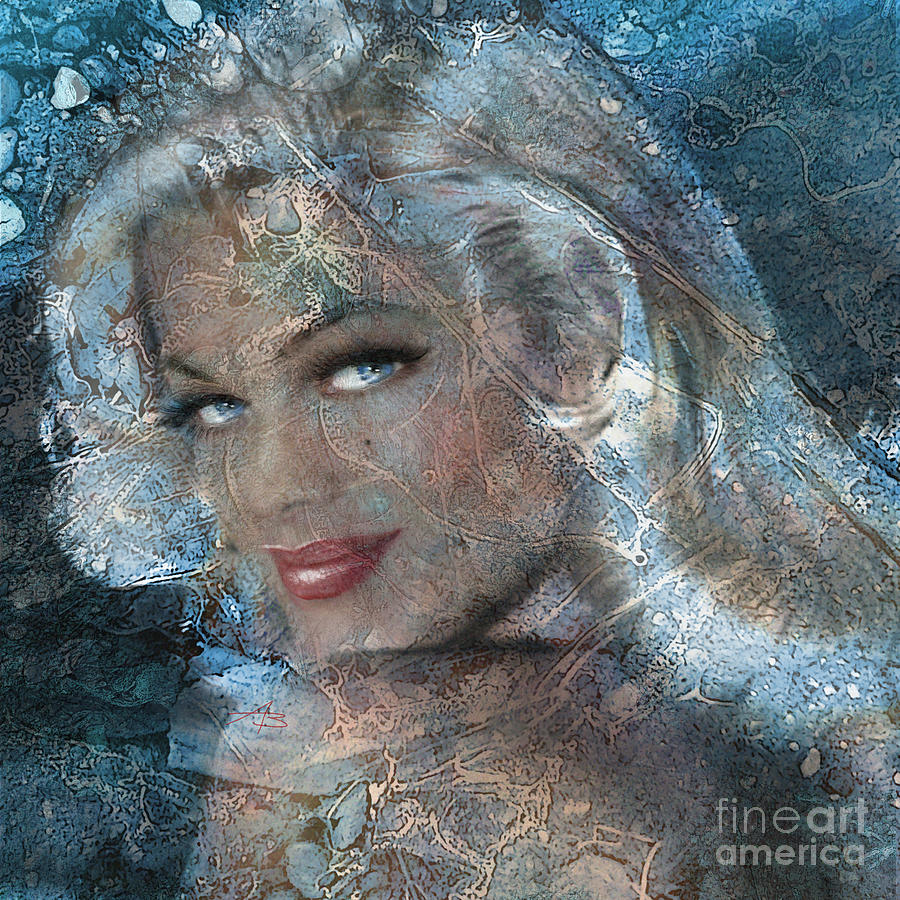 Queen Of Ice Painting by Angie Braun