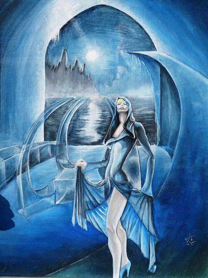 Queen of Ice Painting by Larry Kincaid - Fine Art America