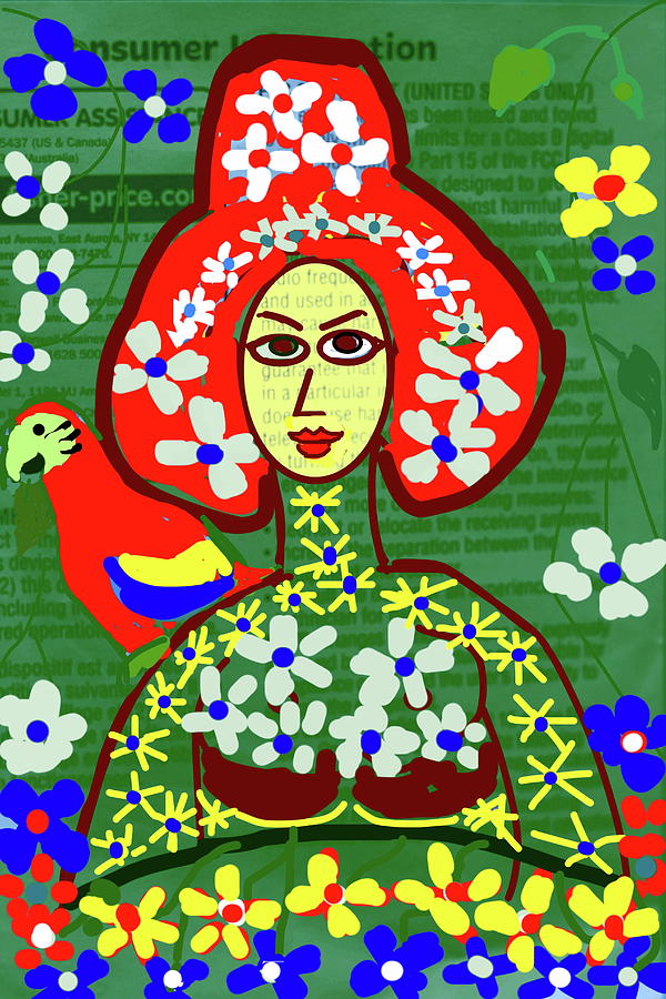 Queen Of The Garden Digital Art by Anand Swaroop Manchiraju