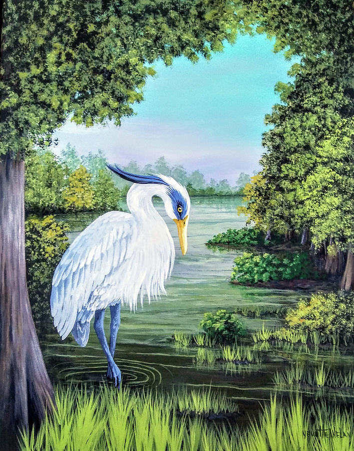 Queen Of The Marsh Painting