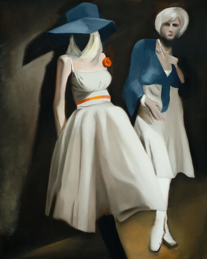 Mannequin Painting - Tommervik Queen St. Mannequins Vintage Store Front Retail Mannequin art print by Tommervik Mannequin Painting - Tommervik Queen St. Mannequins Vintage Store Front Retail Mannequin art print by Tommervik