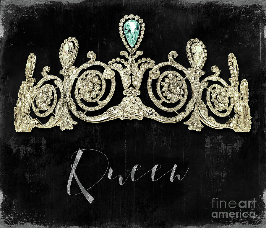 Queen Painting - Queen Tiara by Mindy Sommers