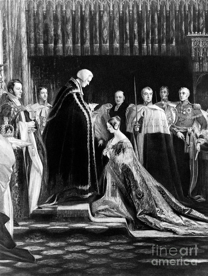 Queen Victoria, Coronation, 1838 Photograph by Science Source