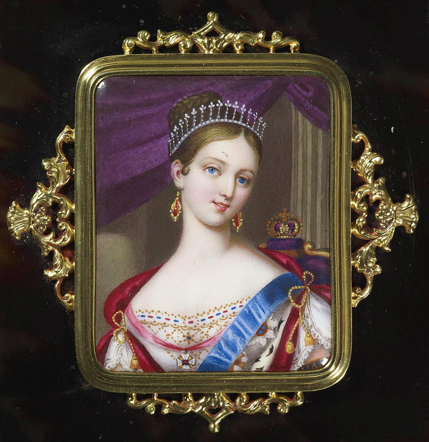 Queen Victoria Painting by MotionAge Designs