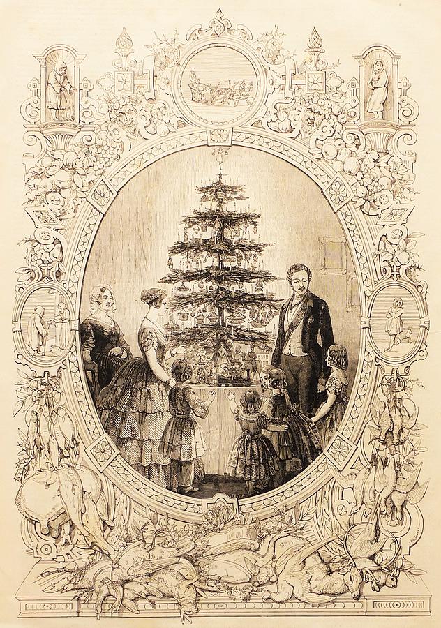 Queen Victorias Christmas Tree   1848 Photograph by Nigel Radcliffe