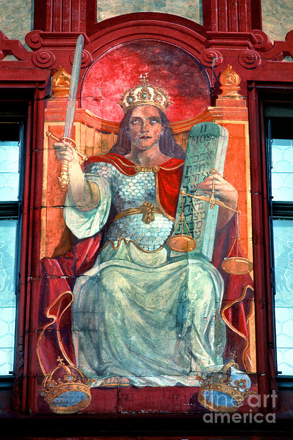 Queen with Sword, Outdoor Mural Photograph by Wernher Krutein