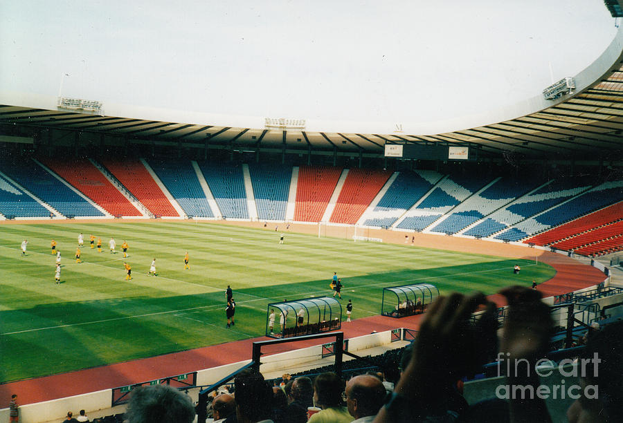 Queens Park and Scotland - Hampden Park - East Stand 3 - July 1999 Photograph by Legendary Football Grounds