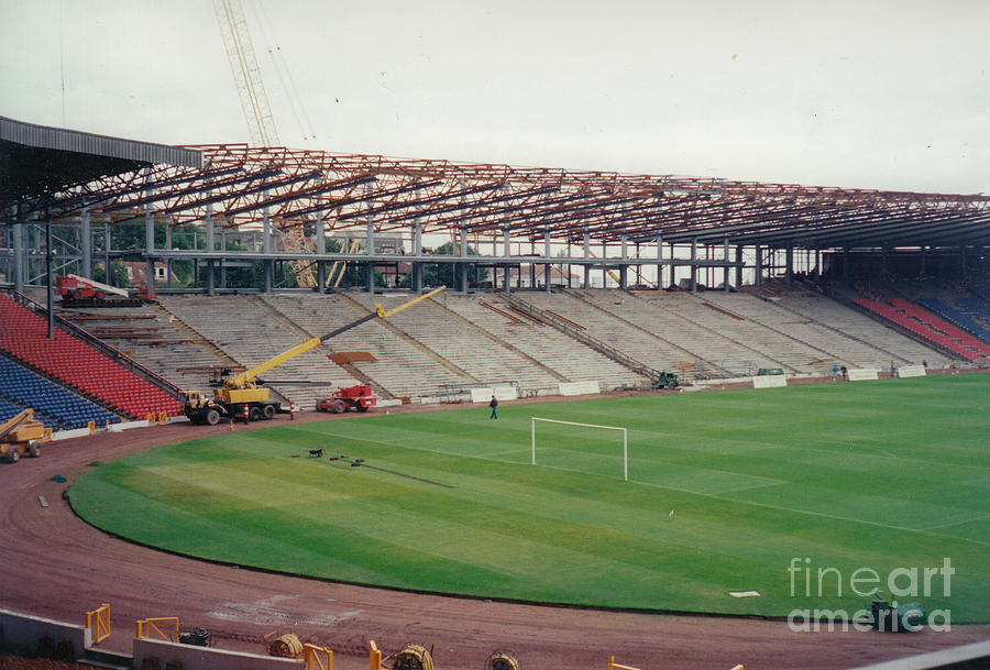 Queens Park and Scotland - Hampden Park - North stand 2 - August 1993 Photograph by Legendary Football Grounds