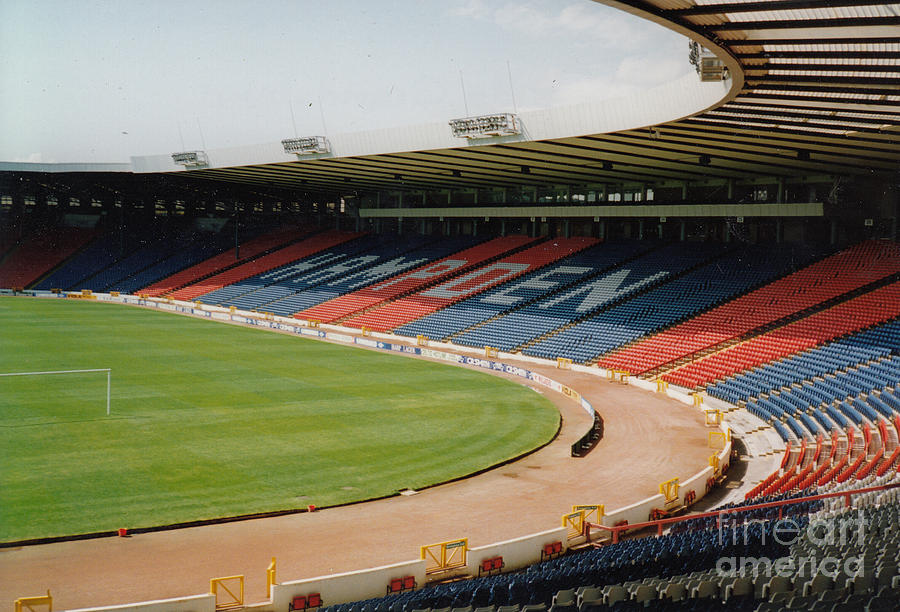 Queens Park and Scotland - Hampden Park - North Stand 3 - August 1994 Photograph by Legendary Football Grounds