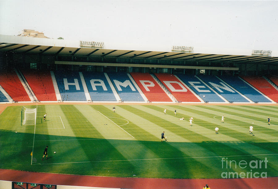 Queens Park and Scotland - Hampden Park - North Stand 4 - July 1999 Photograph by Legendary Football Grounds