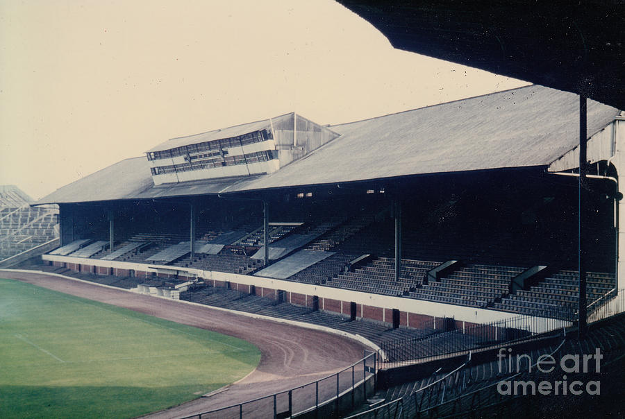 Queens Park and Scotland - Hampden Park - South Side Main Stand 1- pre-1990 Photograph by Legendary Football Grounds