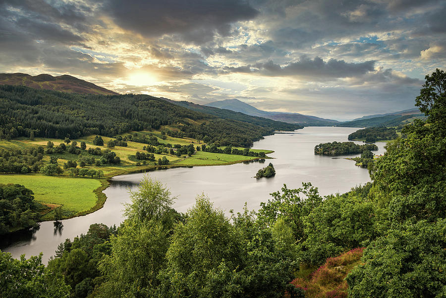 Autumn at Queen's View Photograph by Dave Bowman