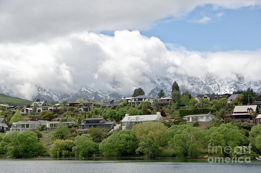 Queenstown New Zealand. Remarkable ranges and lake Wakatipu. Photograph by Yurix Sardinelly