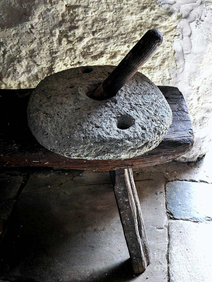 Quern and Grinding Stone Photograph by Lexa Harpell