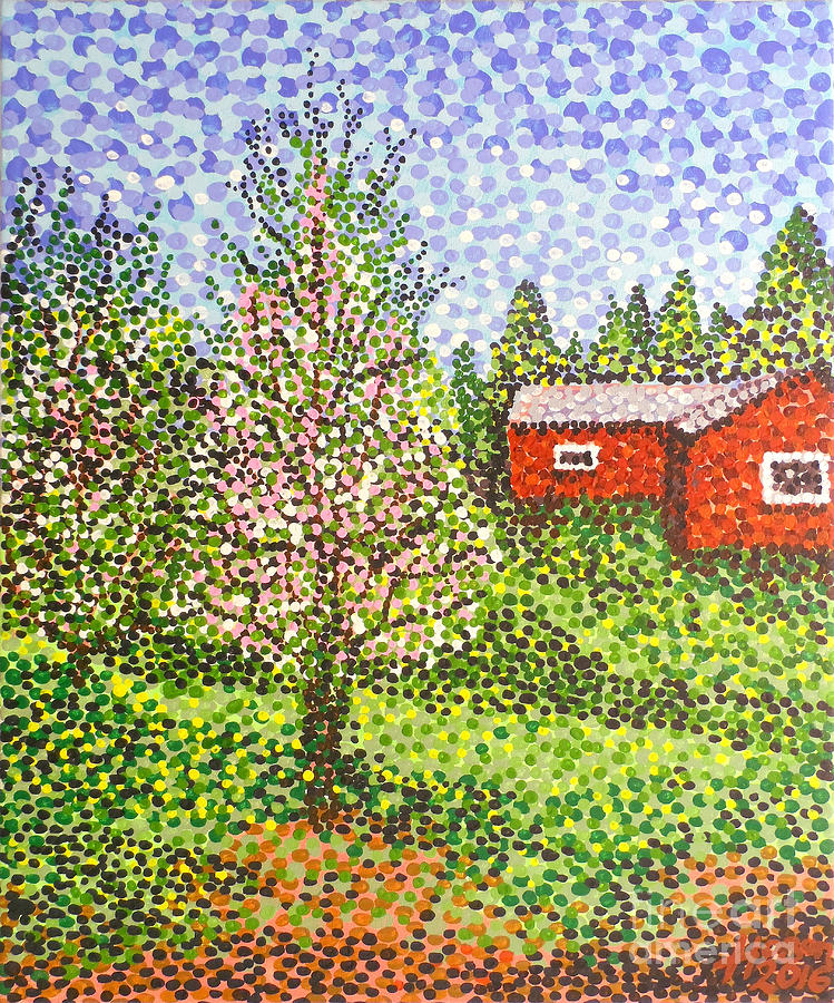 Quick Blossoms, New Grass Painting