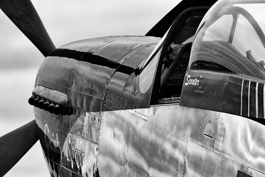 Quick Silver and Gray Skies - 2018 Christopher Buff, www.Aviationbuff.com Photograph by Chris Buff