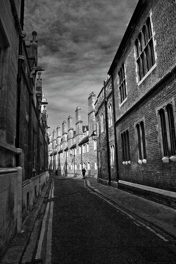 Quiet Alley Cambridge UK Photograph by Morgan Wright