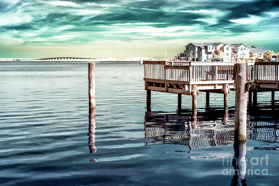 Quiet Bay Infrared at Long Beach Island Photograph by John Rizzuto