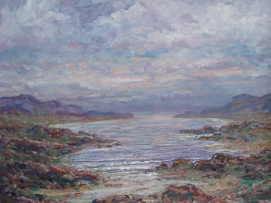 Quiet Bay. Painting by Leonard Holland