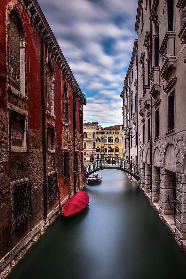 Architecture Photograph - Quiet Canal in Venice by Andrew Soundarajan