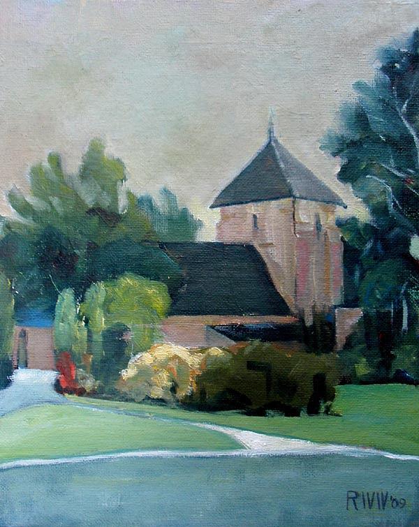 Quiet Chapel Painting by Richard  Willson