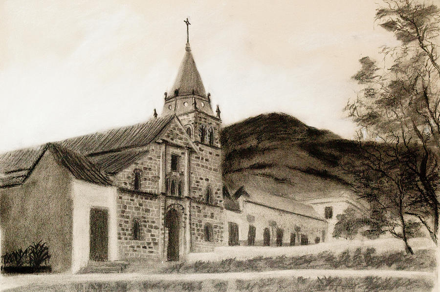 Catedral de Santa Clara Drawing by Jordan Henderson