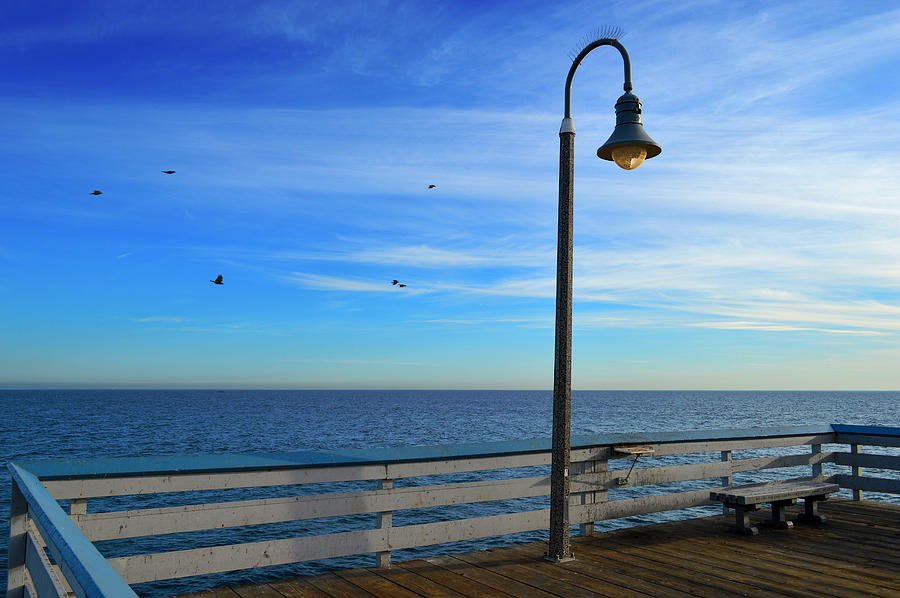 Quiet Day At San Clemente Pier Photograph by Glenn McCarthy Art and Photography